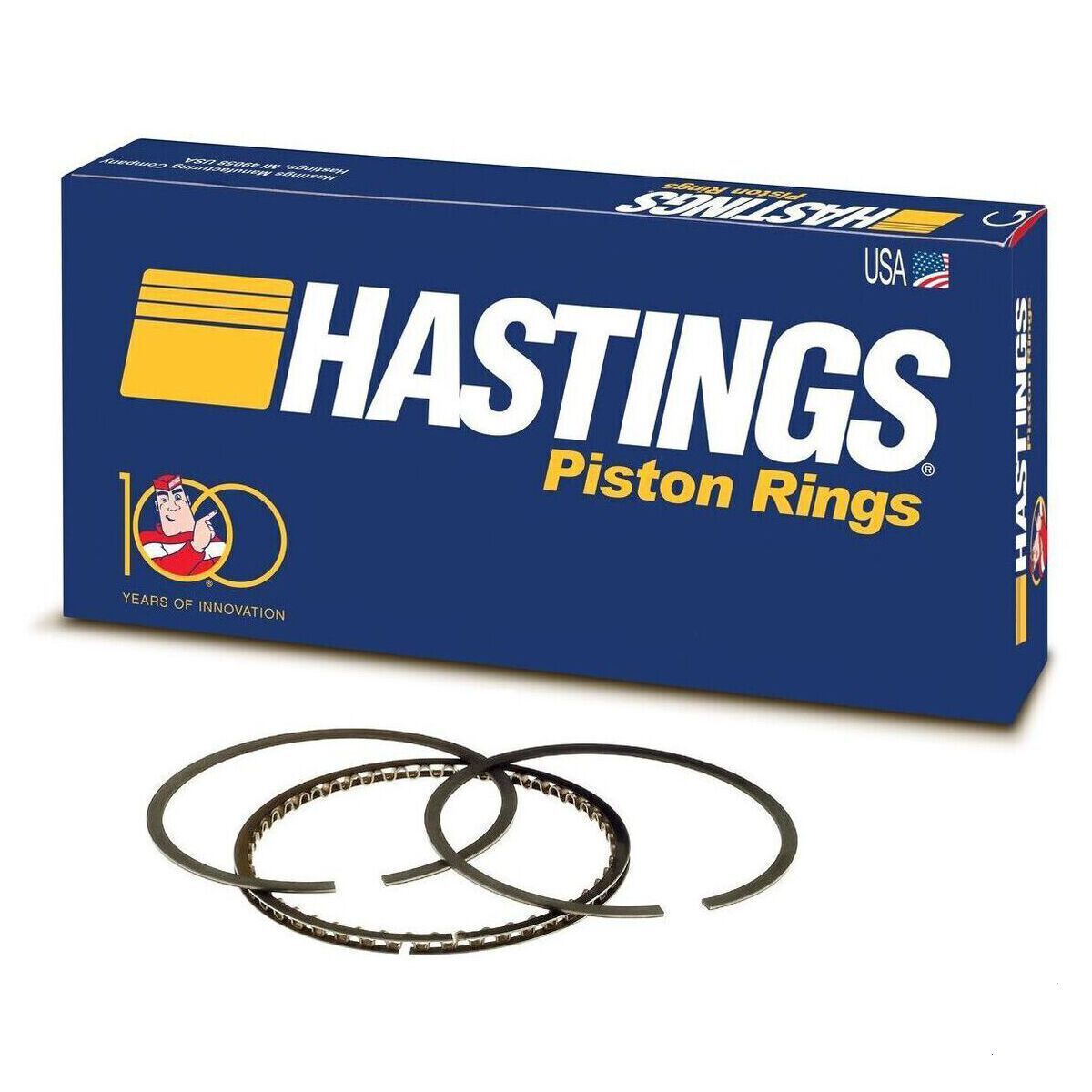 Hastings Rings Ring Set +50 Moly 2M6482-50 for Shovelhead 1200