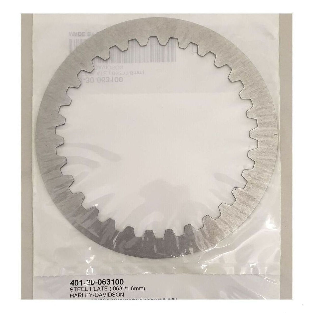 James Barnett Steel Clutch Plate 401-30-063100 for 84-90 XL