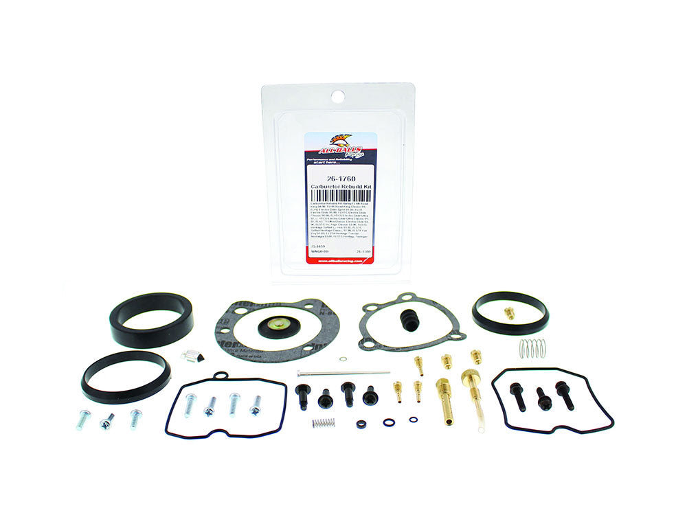 All Balls Racing CV Carburettor Rebuild Kit 26-1760 for Big Twin & Sportster