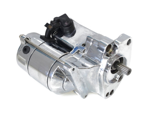 All Balls Racing Starter Motor Chrome 80-1002 for Big Twin 1989-2006