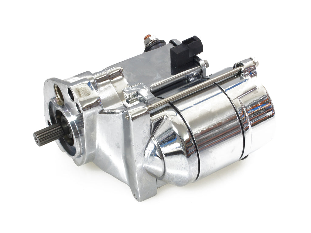 All Balls Racing 1.7kW Starter Motor Chrome 80-1004 for Big Twin 1989-2006