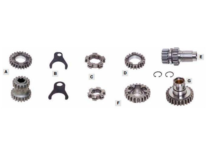 Andrews Products Transmission Gear Kit AP-210450 for Harley-Davidson