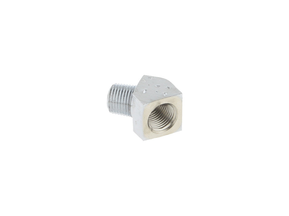 Bender Cycle 45 Degree Elbow Oil Fitting 2014 Chrome