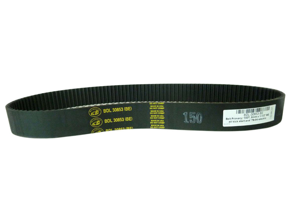 Belt Drives Ltd 132T 38.1mm Primary Drive Belt BDL-30853 BE for Harley-Davidson