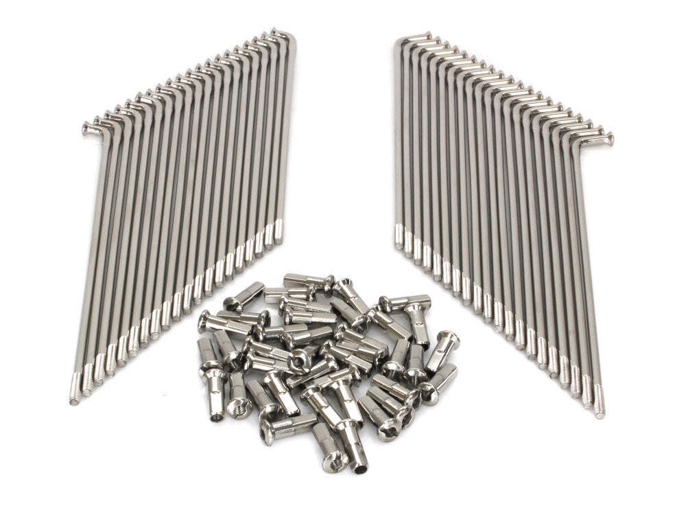 Buchanans Spoke Rim 19in. Wheel Spokes BU-KHD802SS-P40 for Harley-Davidson