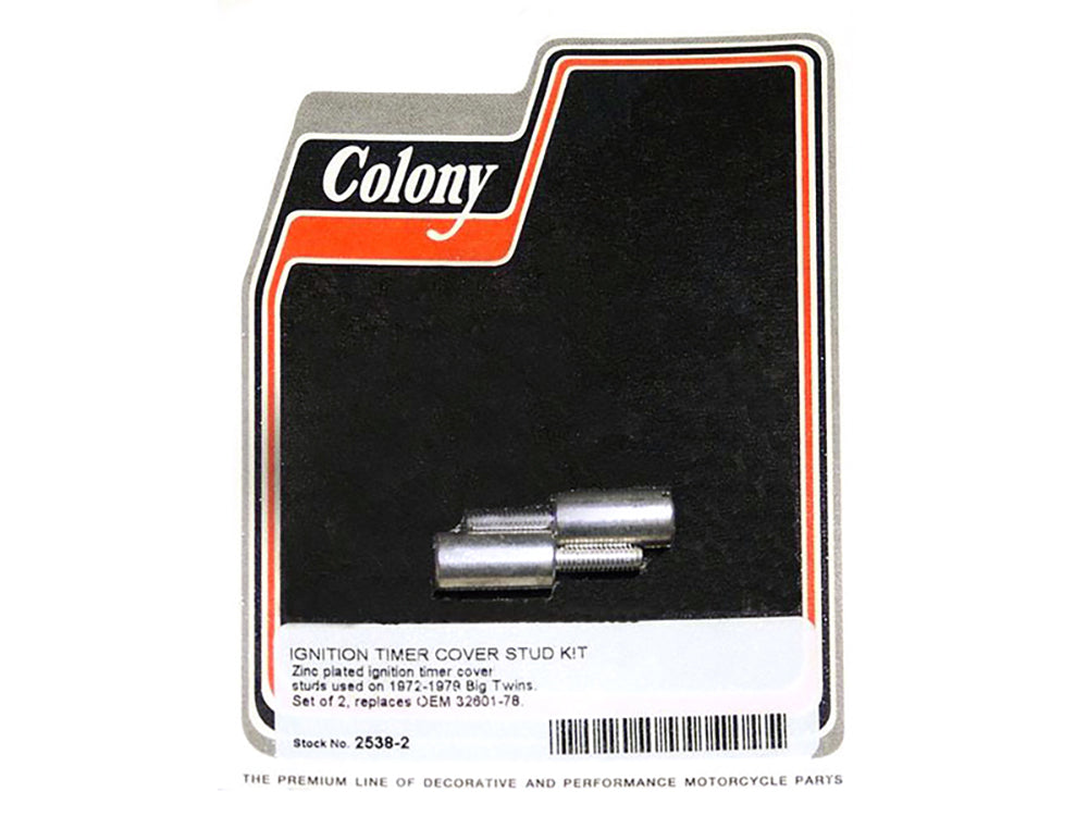 Colony Machine Ignition Timer Studs 2538-2 for Big Twin 1972-1979