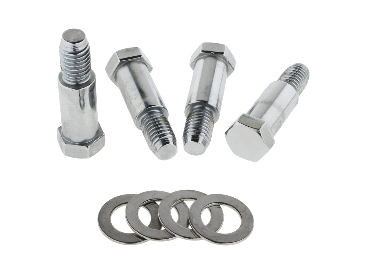 Colony Machine Shock Absorber Bolt Kit Chrome 3344-4 for Softail 1984-2017