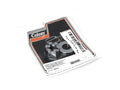 Colony Machine Rear Axle Nut & Washer Kit Chrome 3553-3