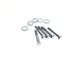 Colony Machine 7/16-14 x 2.50in Hex Bolts Chrome 3670-10 for Softail & Dyna