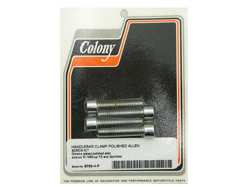 Colony Machine Handlebar Top Clamp Hardware Chrome 8796-4-P