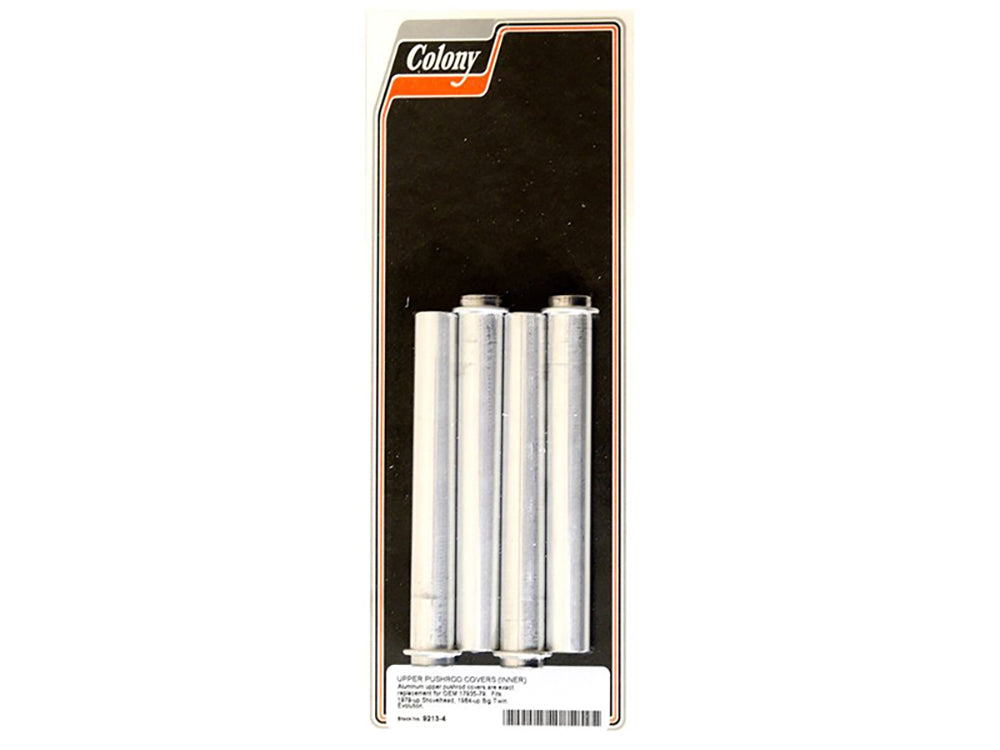 Colony Machine Inner Pushrod Covers 9213-4 for Shovel & Big Twin