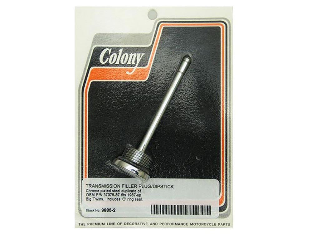 Colony Machine Transmission Oil Dipstick 9885-2 for 5Spd Big Twin 1987-2006