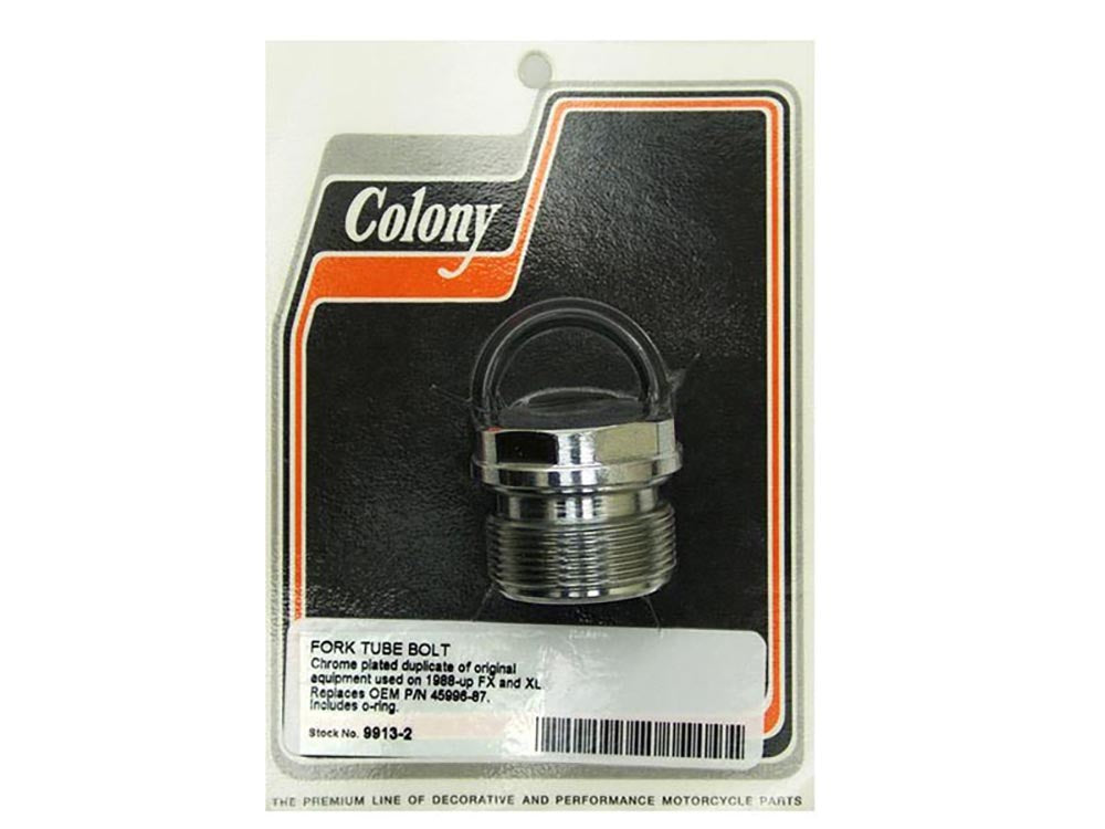 Colony Machine Fork Tube Bolt Chrome 9913-2