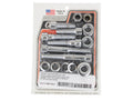 Colony Machine Front Engine Mount Bolt Kit Chrome 9937-20-P for Dyna