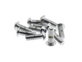 Colony Machine 1/4-28 x 3/4in Button Head Allen Bolts Chrome BHC-809