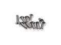 Colony Machine 1/4-20 x 5/8 Button Head Allen Bolts Chrome BHC-829