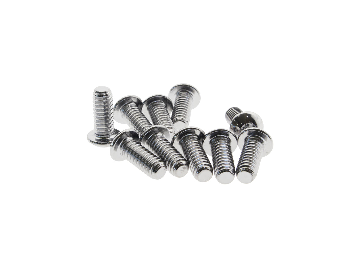 Colony Machine 1/4-20 x 5/8 Button Head Allen Bolts Chrome BHC-829