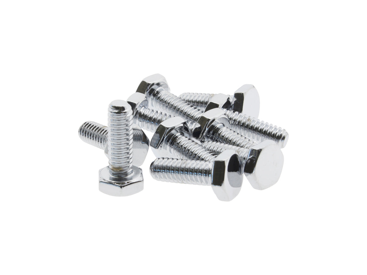 Colony Machine 1/4-20 x 3/4in. Hex Head Bolts Chrome HHC-601