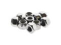 Colony Machine 1/4-20 Nylon Insert Locknuts Chrome NL-508