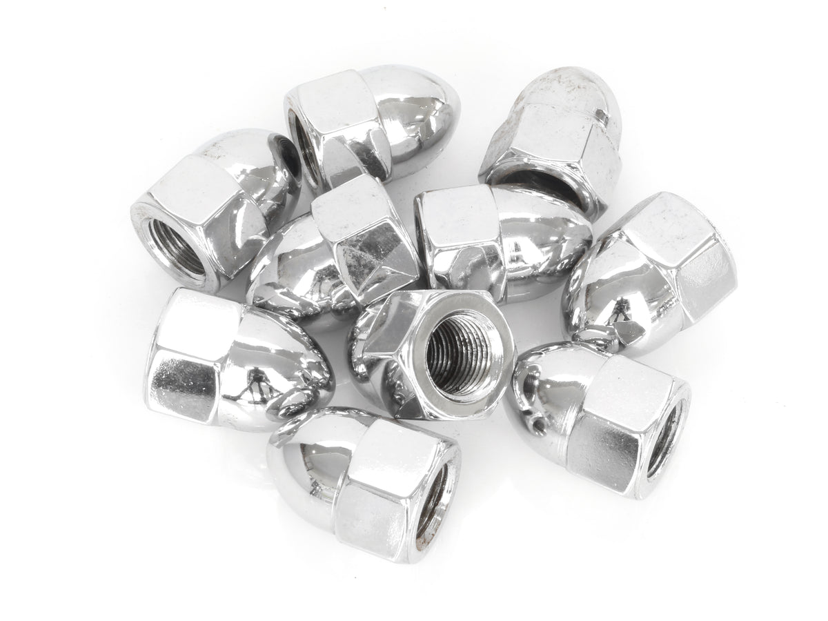 Colony Machine 1/2-20 Acorn OEM Style Nuts Chrome PAN-156