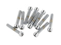 Colony Machine 1/4-20 x 1-1/4in Socket Head Allen Bolts Chrome PSHC-262
