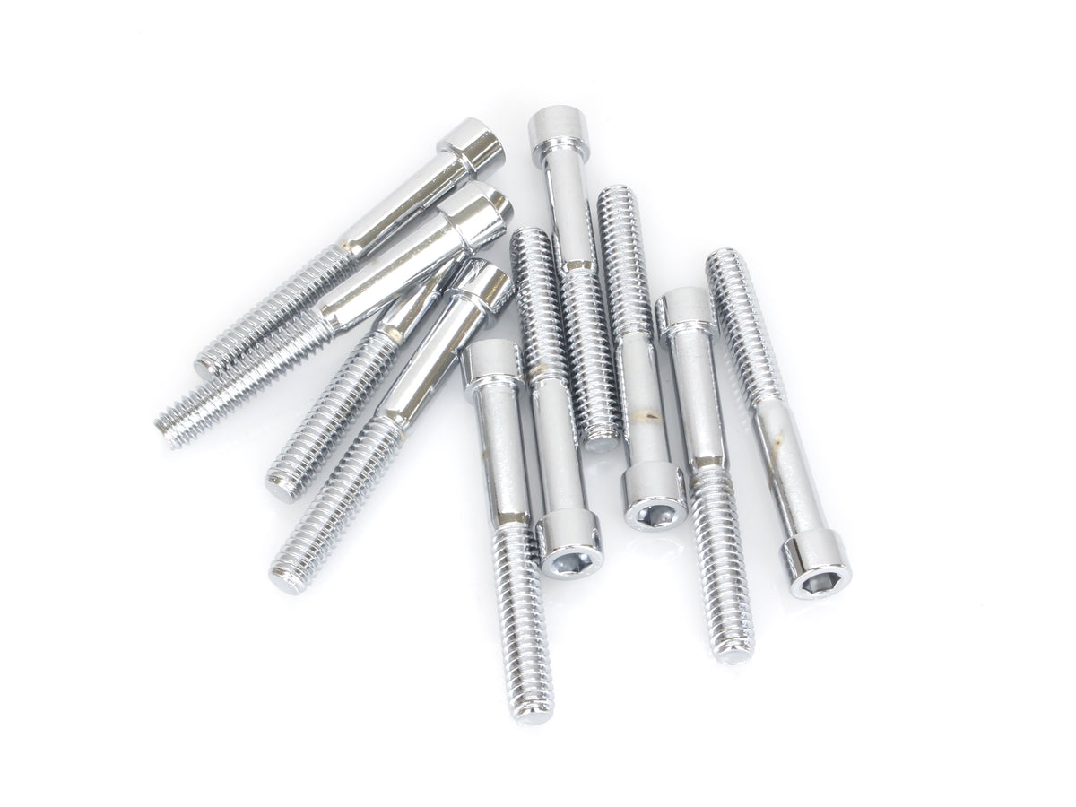 Colony Machine 1/4-20 x 2in. Socket Head Allen Bolts Chrome PSHC-265