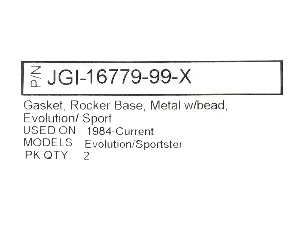 James Gaskets Inc Rocker Cover Base Gaskets Big Twin 1984-1999 Sportster 1986-2021
