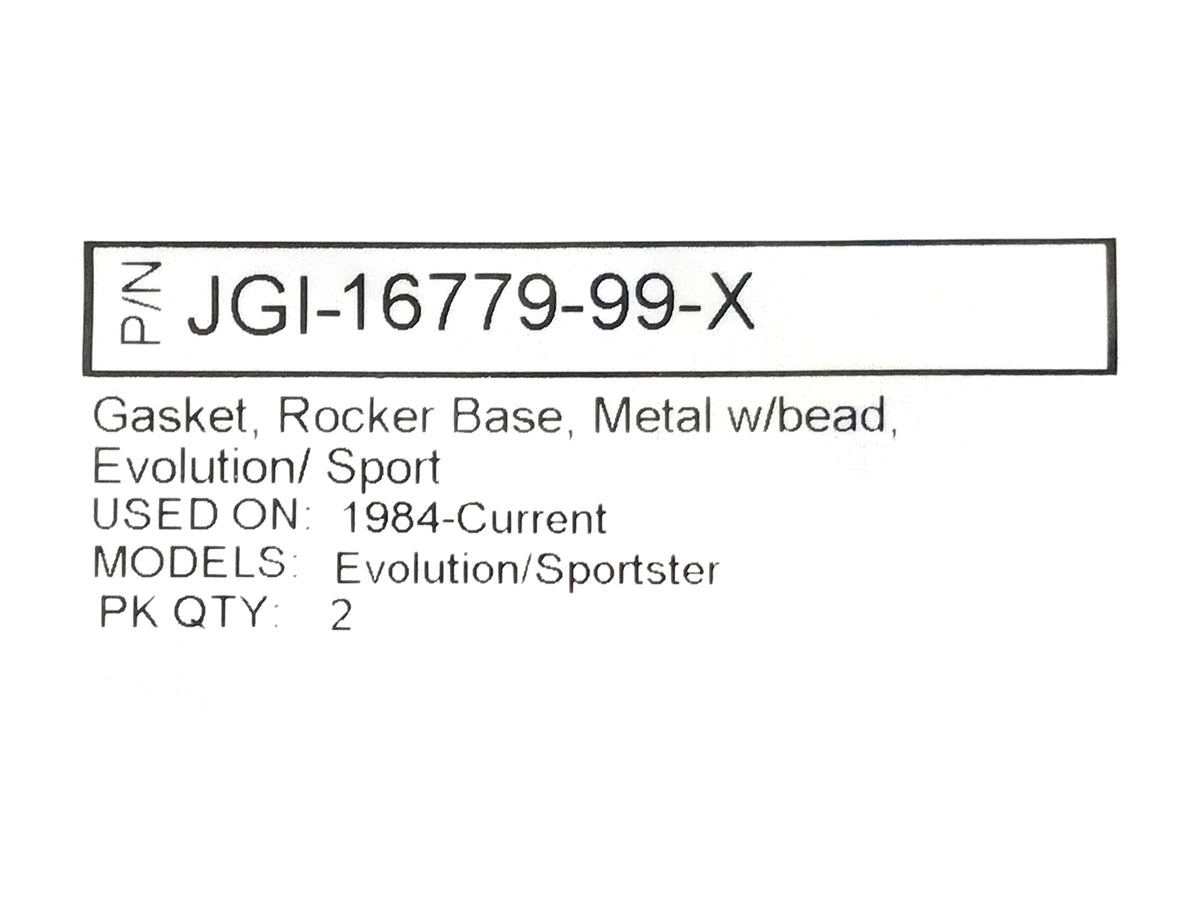 James Gaskets Inc Rocker Cover Base Gaskets Big Twin 1984-1999 Sportster 1986-2021