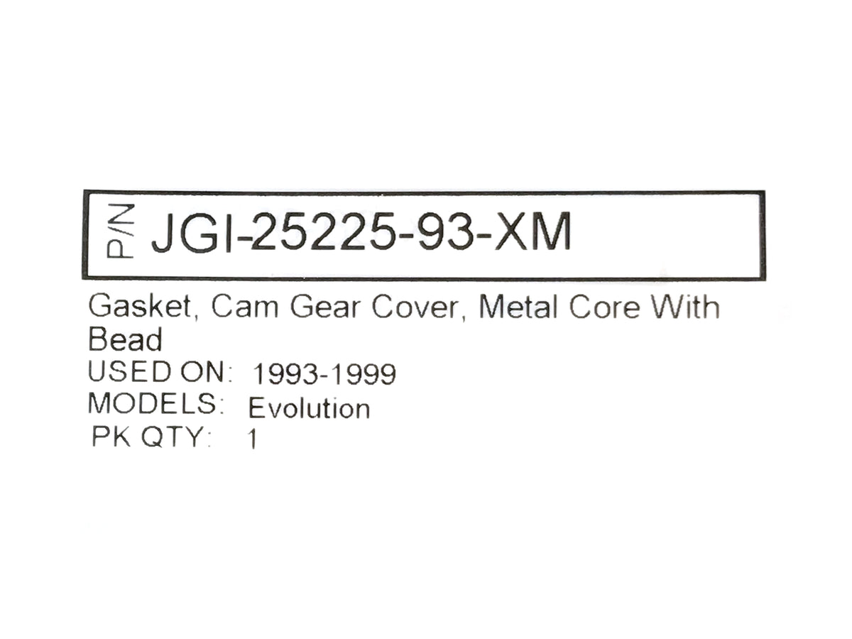 James Gaskets Inc Cam Cover Gasket Evolution Big Twin 1993-1999 JGI-25225-93-XM