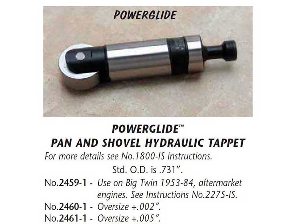 Jims Hydraulic Tappet +.005in. 2461-1 for Big Twin 1953-1984