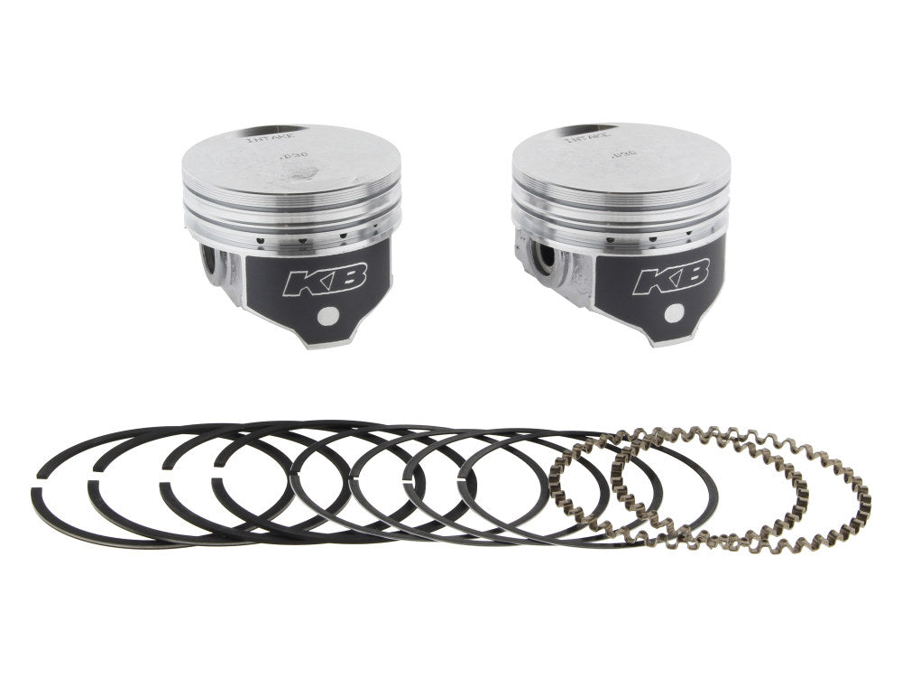 Keith Black Pistons Flat Top Pistons KB258.030 for Big Twin 1984-1999