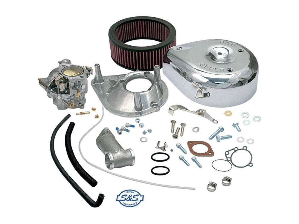 S&S Super E Carburettor Kit SS11-0401 for Knuckle & Pan Head 1941-1965