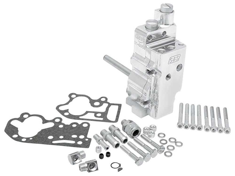 S&S Polished Oil Pump SS31-6203 for Big Twin 1973-1991
