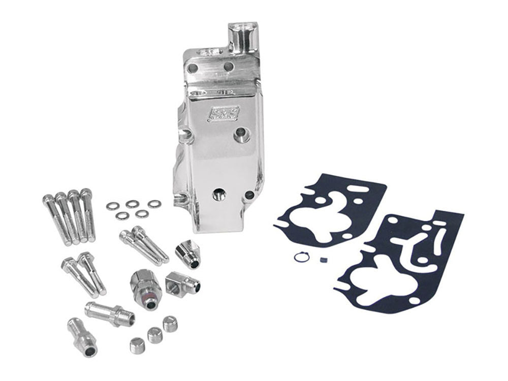 S&S HVHP Billet Oil Pump Polished SS31-6208 for Big Twin 1992-1999
