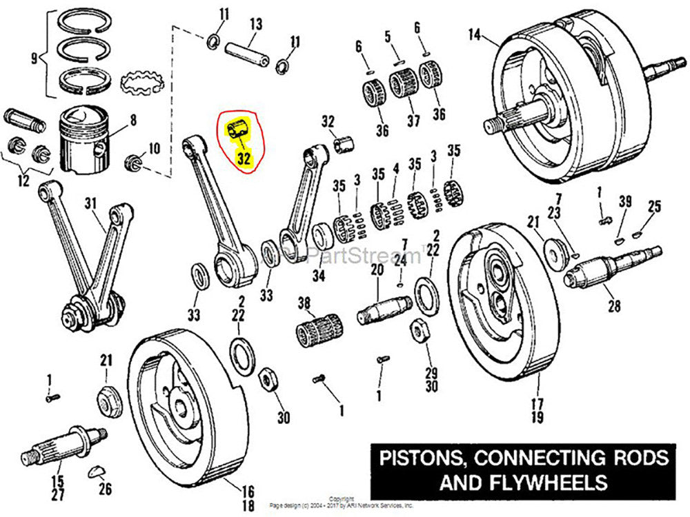 S&S Wristpin Bushing SS34-4007 for Big Twin 1936-1999