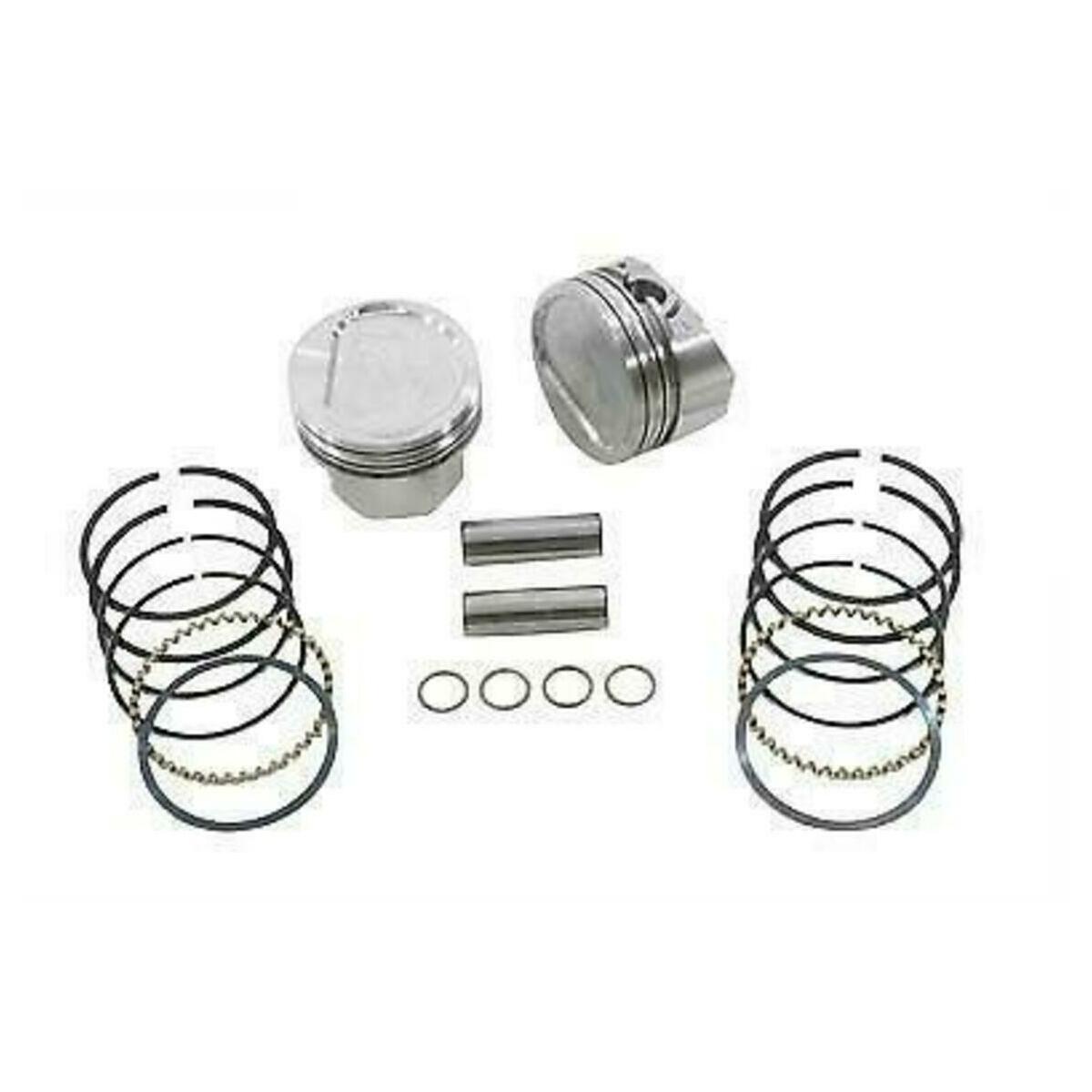 Keith Black Piston and Ring Kit KB264-10 for 88-03 XL 1200